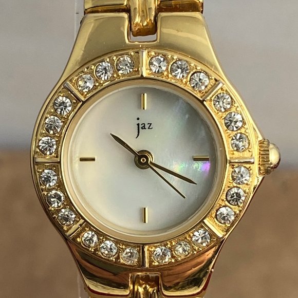Vintage Jaz Paris French Designer Gold Watch